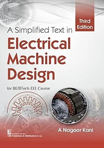 Image of - A Simplified Text In Electrical Machine Design | Third Edition | Paperback