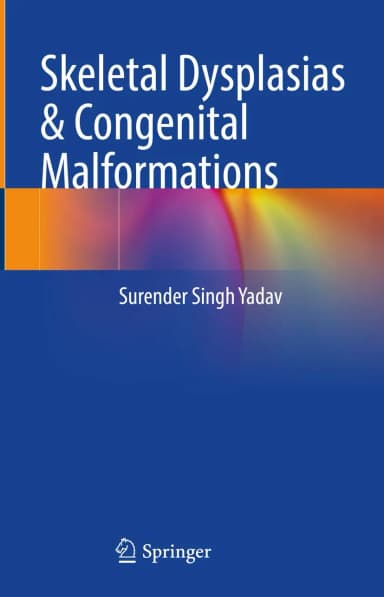 Image of - Skeletal Dysplasias And Congenital Malformations | Hardcover
