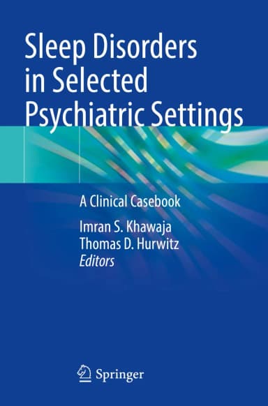 Image of - Sleep Disorders In Selected Psychiatric Settings A Clinical Casebook | Paperback