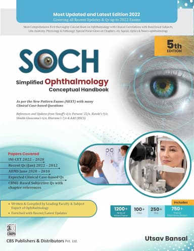 Image of - SOCH Simplified Ophthalmology Conceptual Handbook | 5th Edition | Paperback