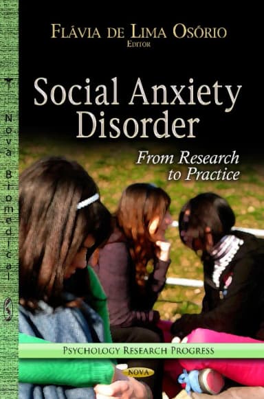 Image of - Social Anxiety Disorder from Research to Practice | Hardcover