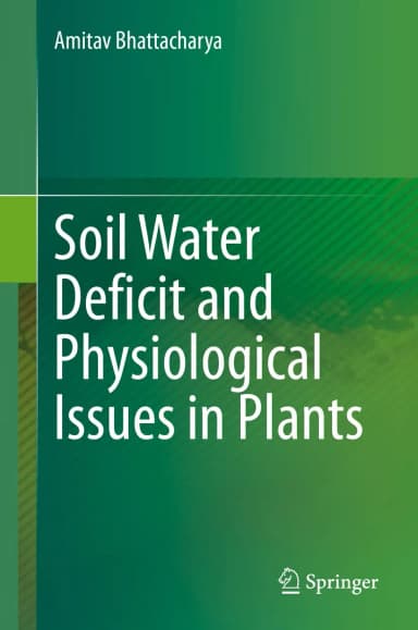Image of - Soil Water Deficit And Physiological Issues In Plants | Hardcover