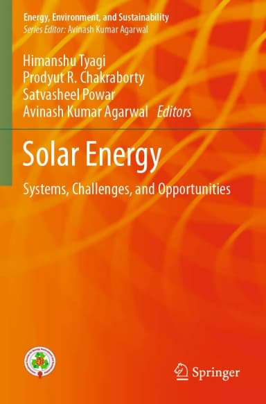 Image of - Solar Energy Systems Challenges And Opportunities | Paperback