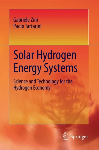 Image of - Solar Hydrogen Energy Systems Science and Technology for the Hydrogen Economy | Paperback