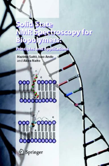 Image of - Solid State NMR Spectroscopy for Biopolymers Principles and Applications | Hardcover