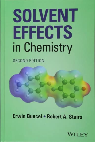 Image of - Solvent Effects in Chemistry | 2nd Edition | Hardcover