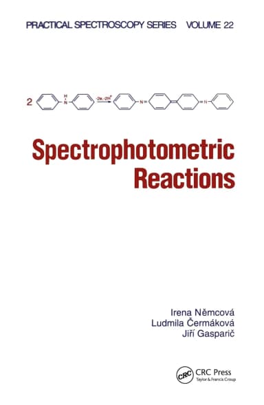 Image of - Spectrophotometric Reactions Practical Spectroscopy Series