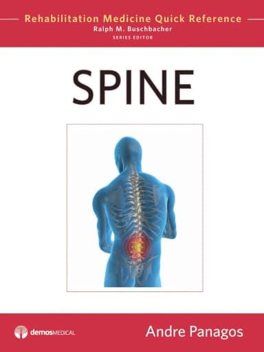 Image of - Spine Rehabilation Medicine Quick Reference | Hardcover