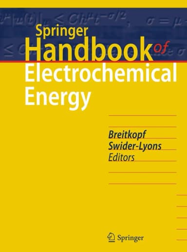 Image of - Springer Handbook of Electrochemical Energy | Hardcover