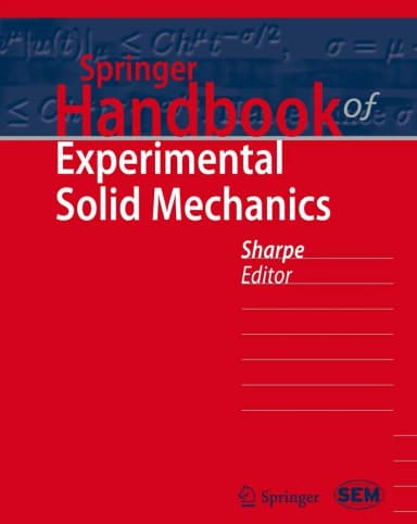 Image of - Springer Handbook of Experimental Solid Mechanics | With DVD | Hardcover