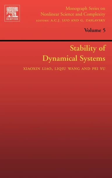 Image of - Stability of Dynamical Systems | Hardcover