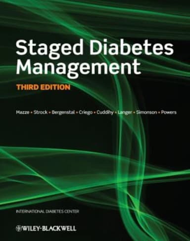 Image of - Staged Diabetes Management | Third Edition | Hardcover
