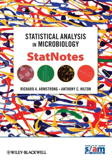 Image of - Statistical Analysis in Microbiology StatNotes | Paperback