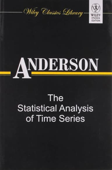 Image of - The Statistical Analysis of Time Series | Paperback