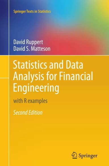 Image of - Statistics and Data Analysis for Financial Engineering | 2nd Edition | Hardcover