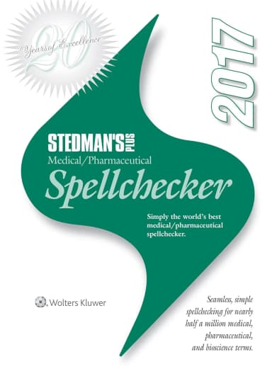 Image of - Stedman's Plus 2017 Medical/Pharmaceutical Spellchecker (Only CD-Rom)