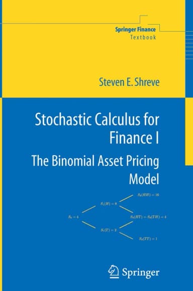 Image of - Stochastic Calculus For Finance 1 The Binominal Assest Pricing Model | Paperback