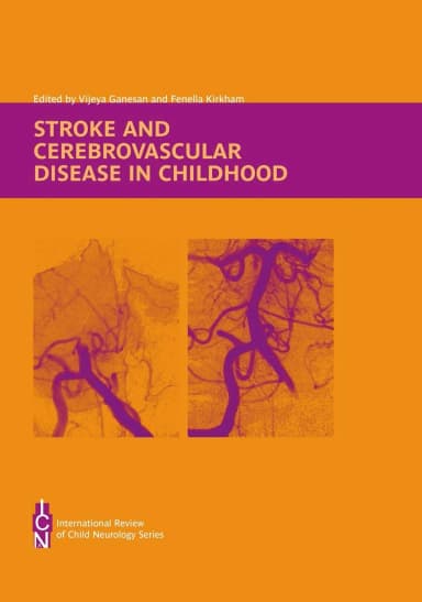 Image of - Stroke and Cerebrovascular Disease in Child-Hood | Hardcover