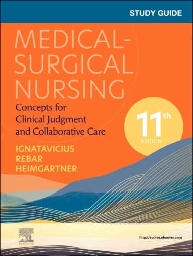 Image of - Study Guide For Medical Surgical Nursing 11e | Paperback