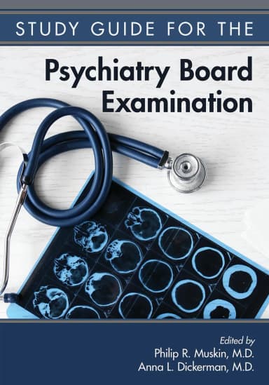 Image of - Study Guide for The Psychiatry Board Examination | Paperback