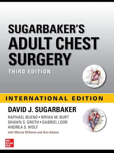 Image of - Sugarbakers Adult Chest Surgery Third Edition (Ie) | Hardcover