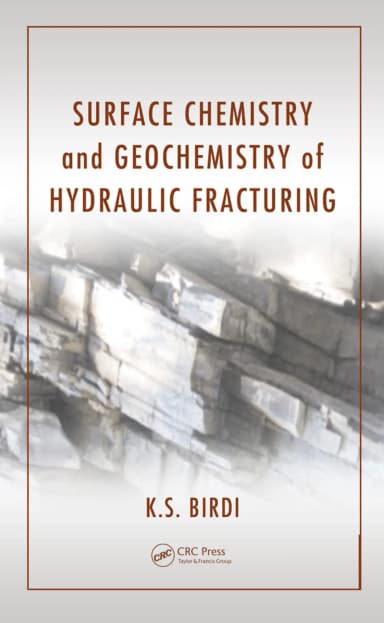 Image of - Surface Chemistry and Geochemistry of Hydraulic Fracturing | Hardcover