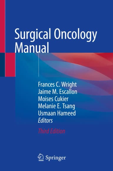 Image of - Surgical Oncology Manual Third Edition | Paperback