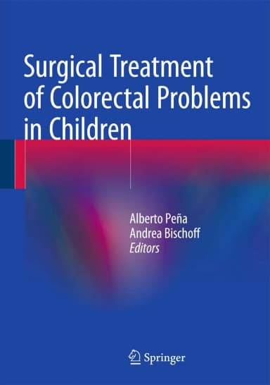 Image of - Surgical Treatment of Colorectal Problems in Children | Hardcover