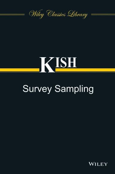 Image of - Survey Sampling | Paperback