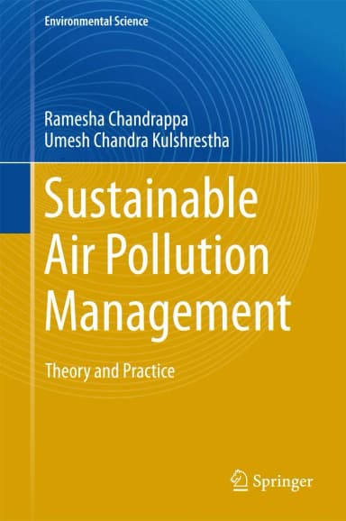 Image of - Sustainable Air Pollution Management | Hardcover