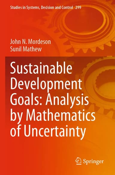Image of - Sustainable Development Goals Analysis By Mathematics Of Uncertainty | Paperback