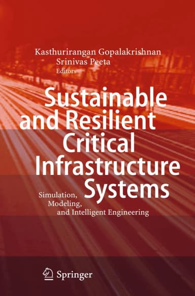 Image of - Sustainable and Resilient Critical Infrastructure Systems | Paperback
