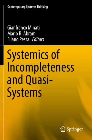 Image of - Systemics Of Incompleteness And Quasi Systems | Paperback