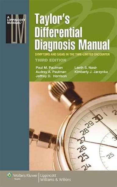 Image of - Taylor's Differential Diagnosis Manual | Third Edition | Paperback