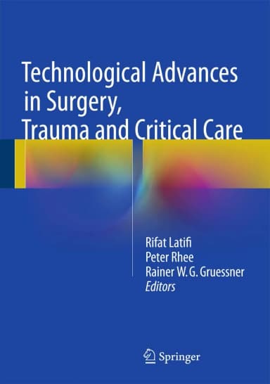 Image of - Technological Advances in Surgery | Trauma and Critical Care | Hardcover