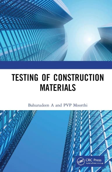 Image of - Testing Of Construction Materials | Hardcover