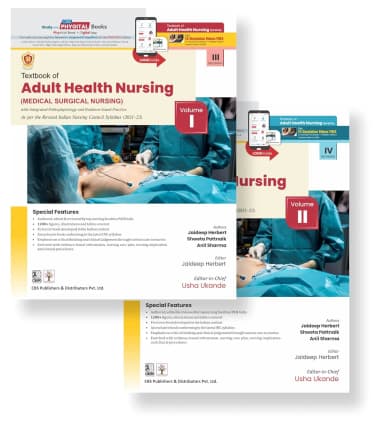 Image of - Textbook Of Adult Health Nursing (Medical Surgical Nursing) 2 Vol Set | Paperback