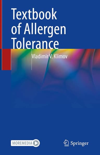 Image of - Textbook Of Allergen Tolerance | Hardcover