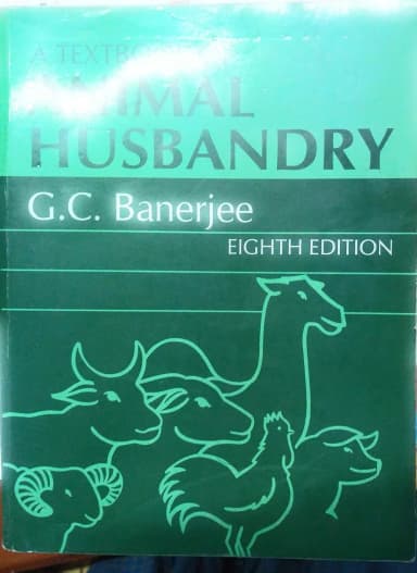 Image of - A Textbook of Animal Husbandry | 8th Edition | Paperback