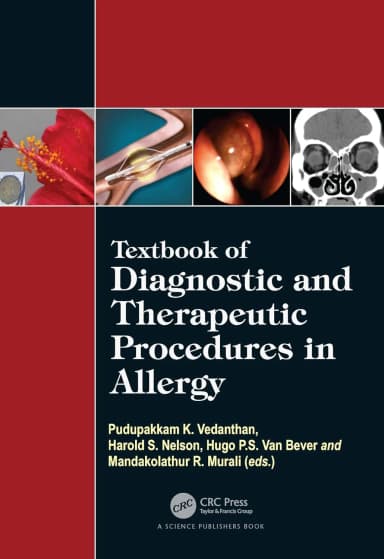 Image of - Textbook of Diagnostic and Therapeutic Procedures In Allergy | Hardcover