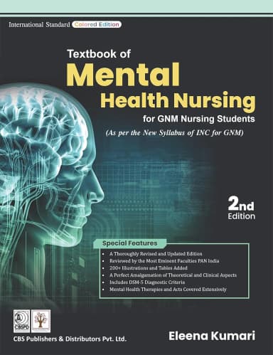 Image of - Textbook Of Mental Health Nursing For Gnm Nursing Students 2nd Edition | Paperback