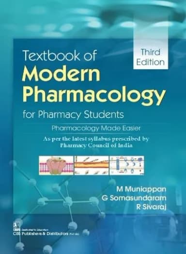 Image of - Textbook Of Modern Pharmacology For Pharmacy Students Third Edition | Paperback