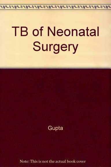 Image of - Textbook of Neonatal Surgery | Hardcover