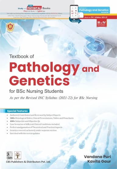 Image of - Textbook Of Pathology And Genetics For Bsc Nursing Students | Paperback
