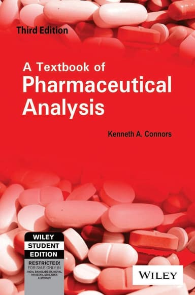 Image of - A Textbook of Pharmaceutical Analysis | Third Edition