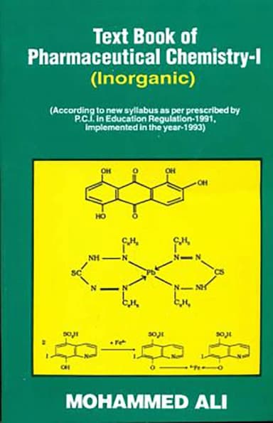 Image of - Textbook of Pharmaceutical Chemistry-I (Inorganic)