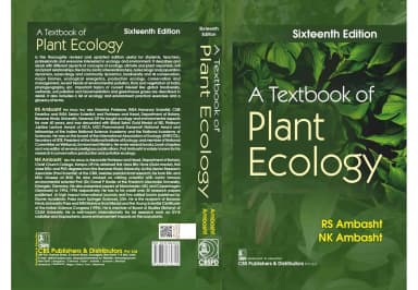 Image of - A Textbook Of Plant Ecology 16th Edition | Paperback