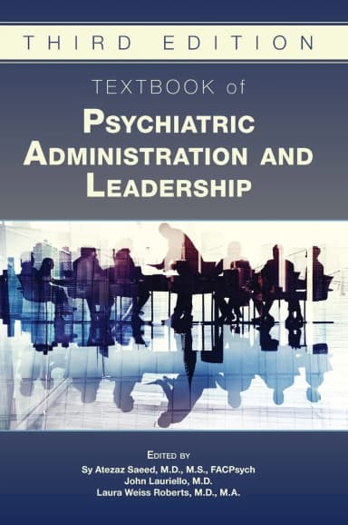 Image of - Textbook Of Psychiatric Administration And Leadership Third Edition | Hardcover