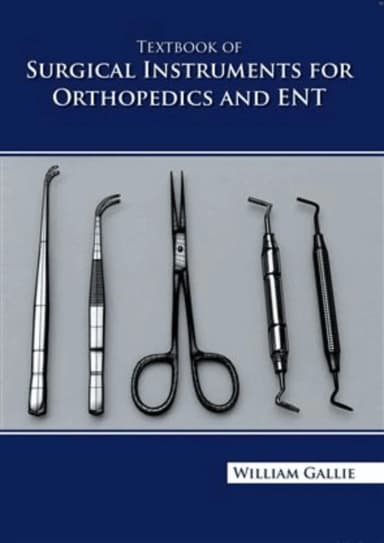 Image of - Textbook Of Surgical Instruments For Orthopedics and Ent | Hardcover