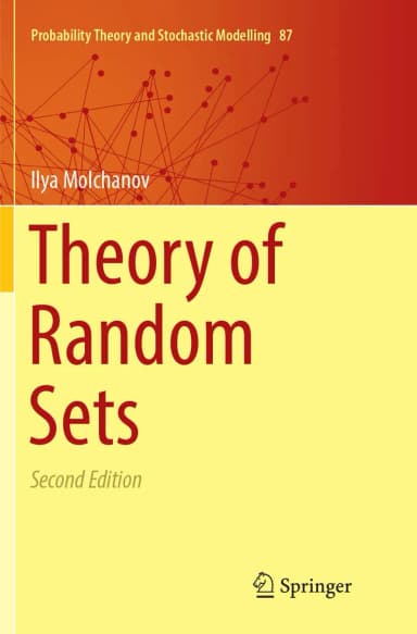 Image of - Theory Of Random Sets 2nd Edition | Paperback